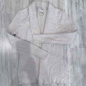 Cozy Light Gray Cardigan Sweater